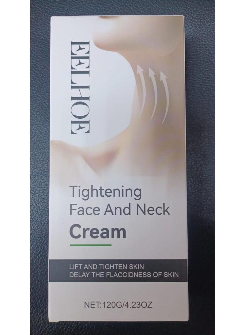 EELHOE Neck and Face Firming Cream 120g – Anti-Aging Tightening Moisturizer with Built-in Roller Applicator for Sagging Skin, Fine Lines, Wrinkles and Jawline Contouring - Image 3